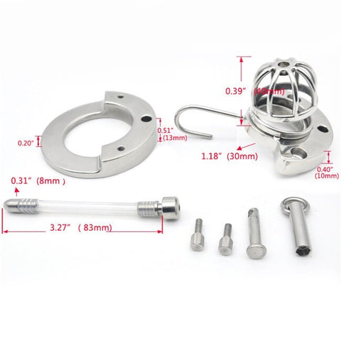 Cage de Chasteté Urètre - Le Nichoir